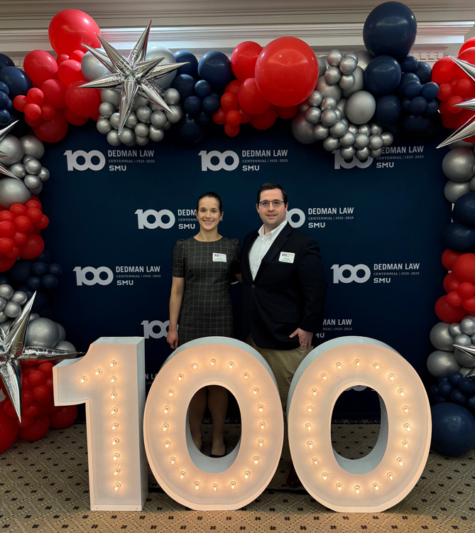 Matthew Kolodoski at SMU Dedman Law centennial event