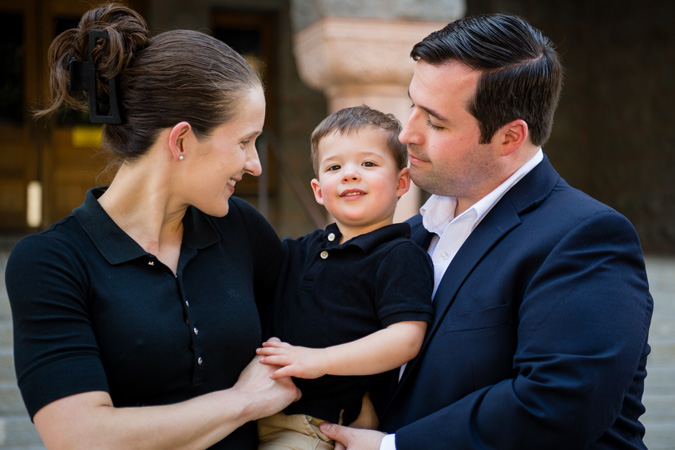 Matthew Kolodoski with family